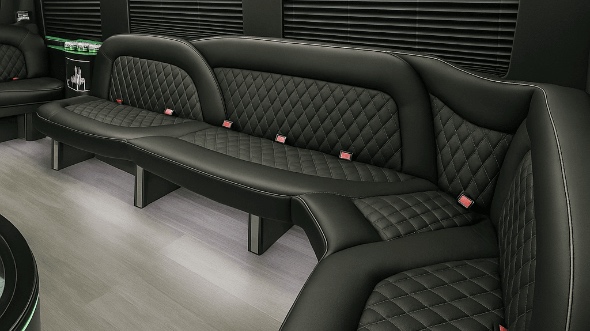 15 Passenger Party Bus Interior