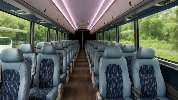 Interior of Pomona Party Bus Company's 25 Passenger Minibus in Pomona