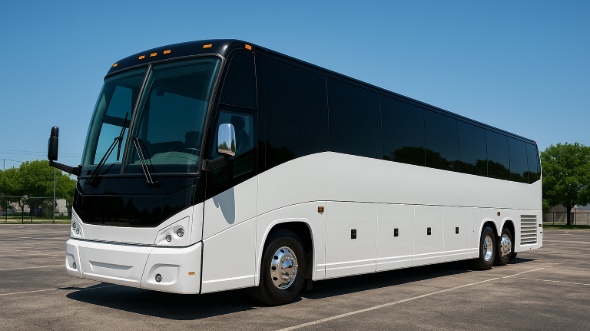 Exterior of Diamond Bar Party Bus Company's 40 Passenger Party Bus in Diamond Bar