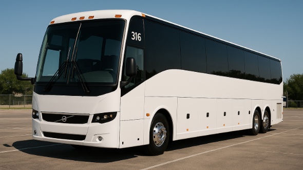 Exterior of Diamond Bar Party Bus Company's 50 Passenger Party Bus in Diamond Bar