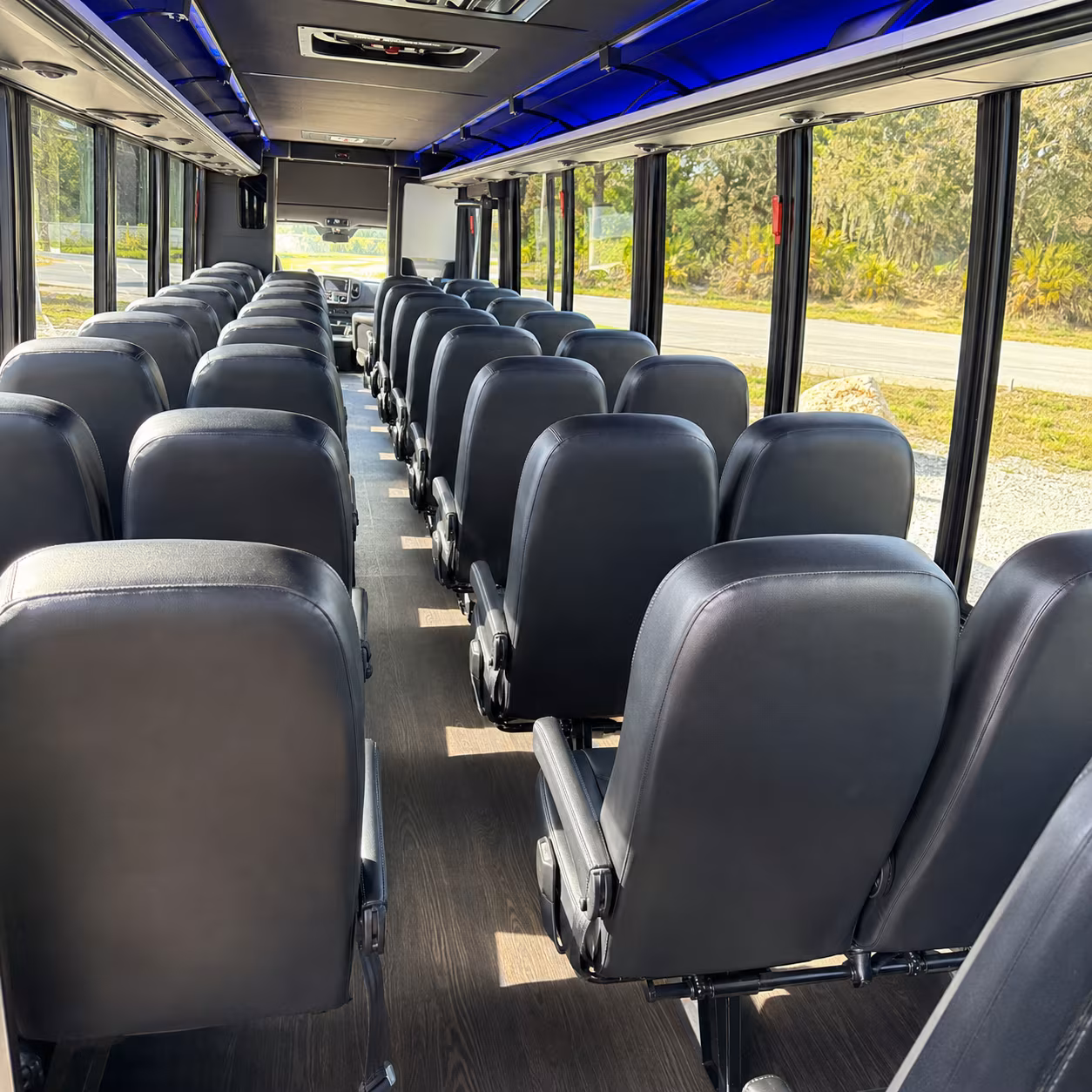 15-35 Passenger Minibus Interior