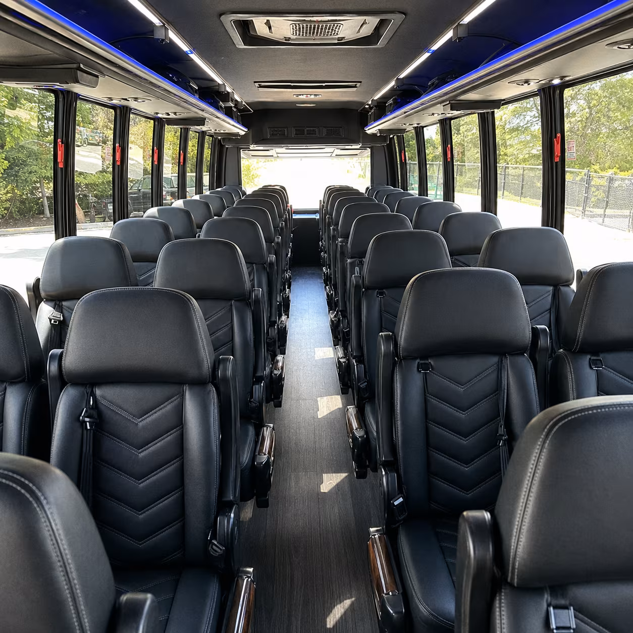 Pomona Airport Shuttle & Transportation party bus exterior