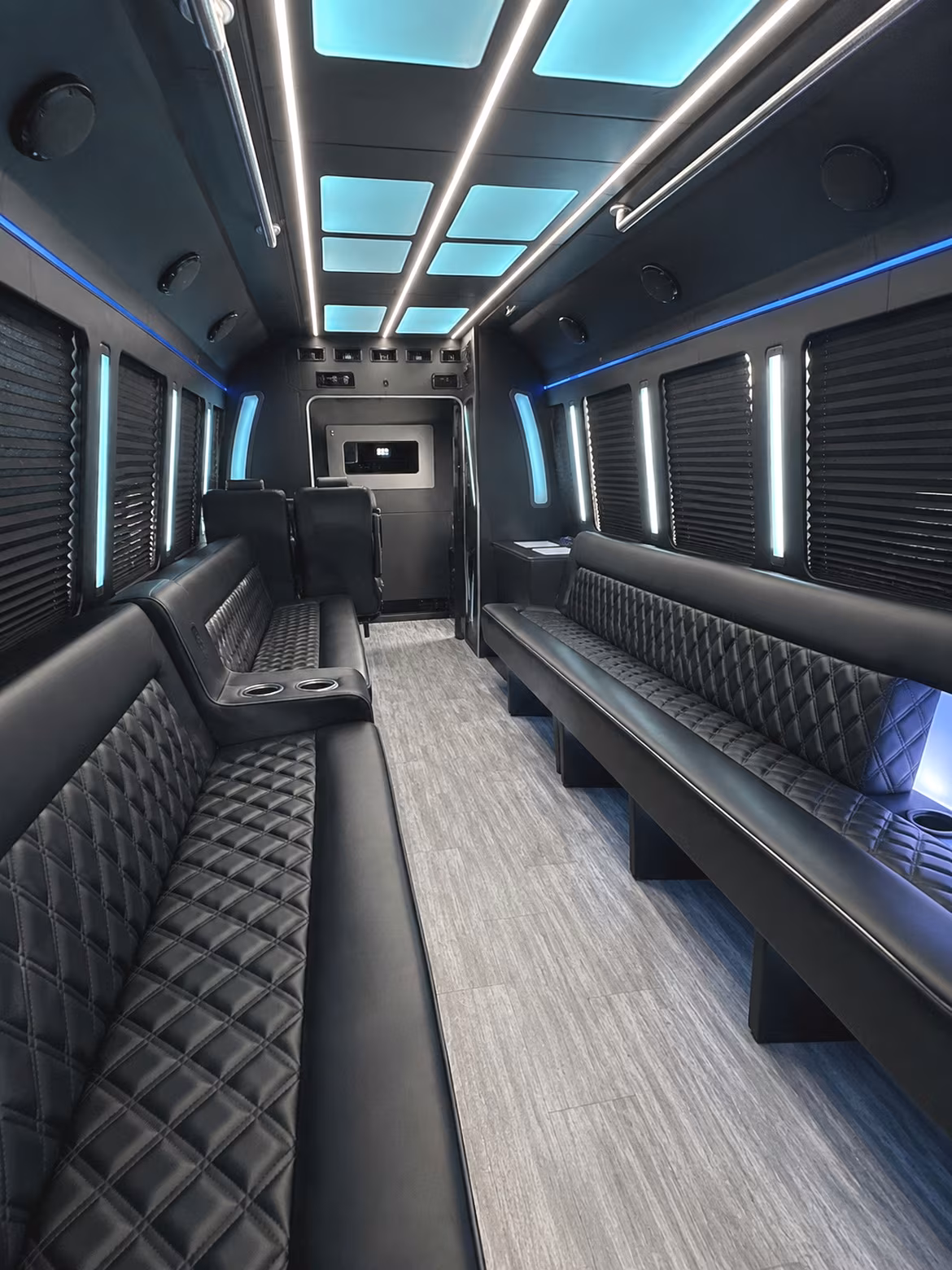 Pomona Bachelor & Bachelorette Transportation onboard seating