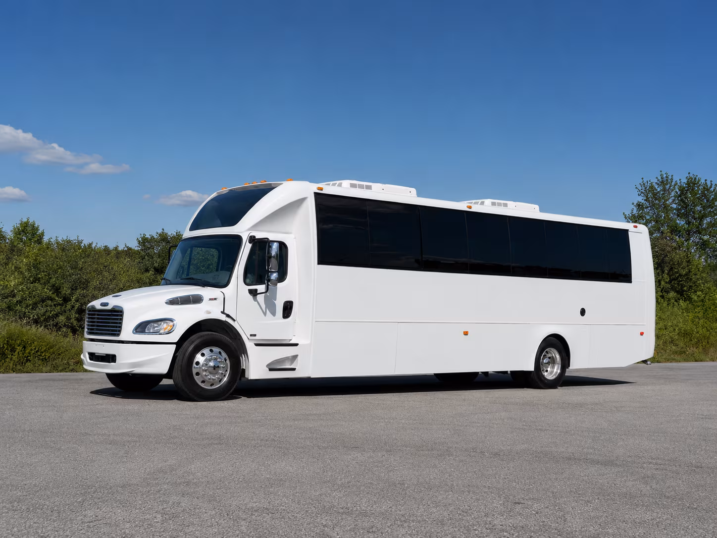 Pomona Bachelor & Bachelorette Transportation party bus exterior