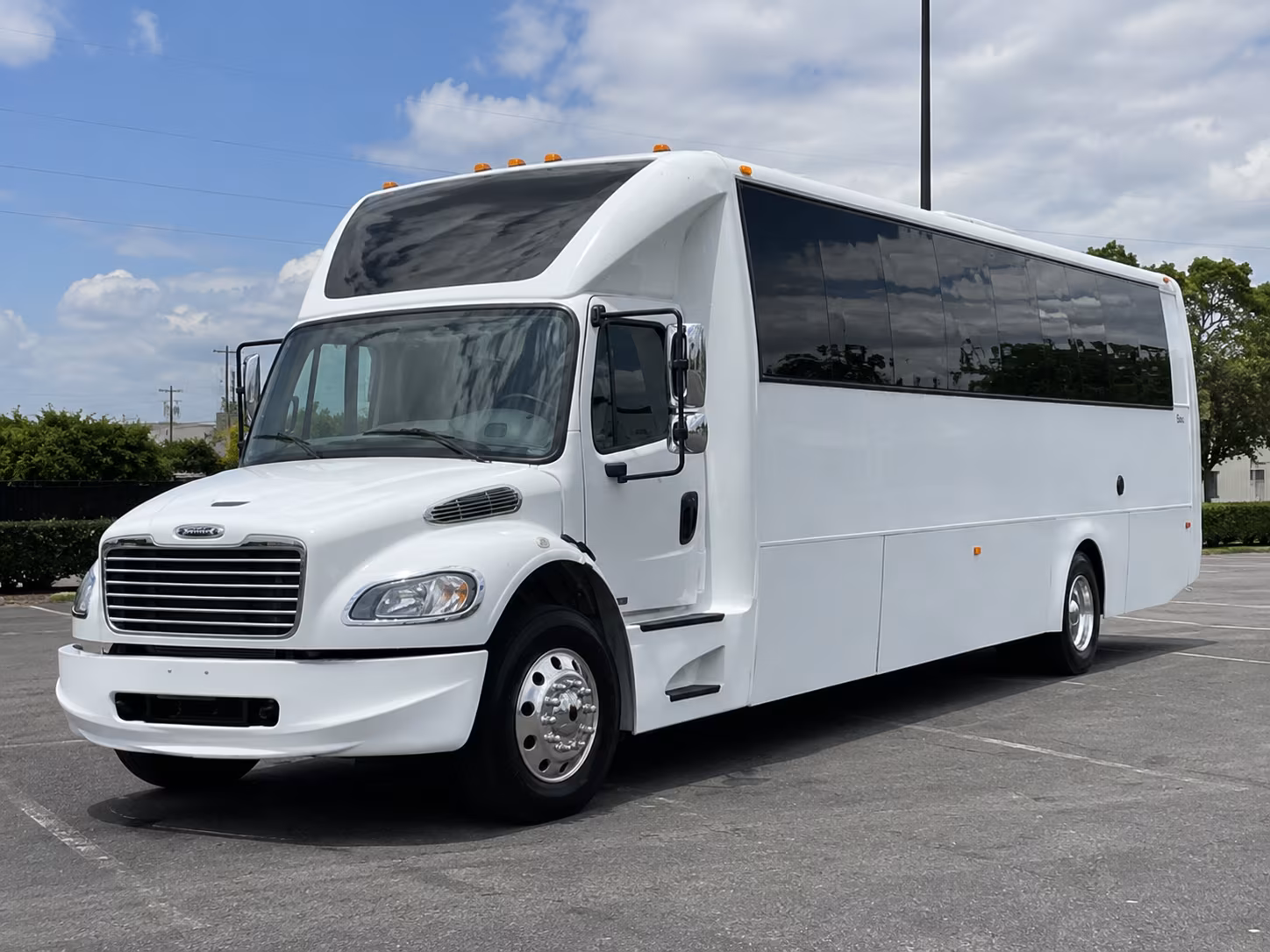 Pomona Birthday, Sweet 16, & Quinceañera Transportation party bus exterior