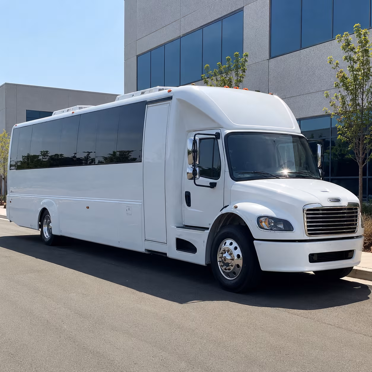 Pomona Birthday, Sweet 16, & Quinceañera Transportation party bus exterior