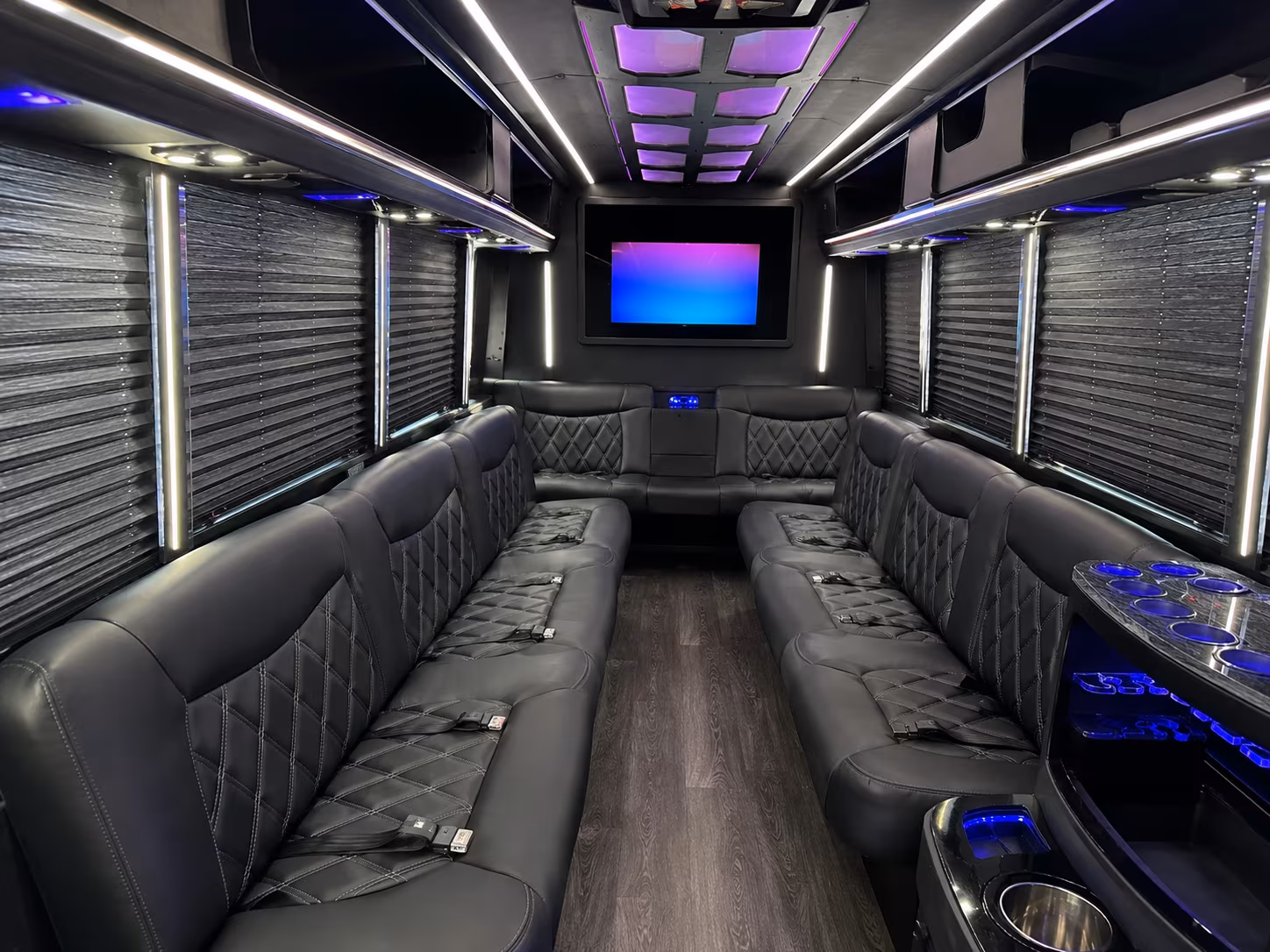 Pomona Concert & Music Festival Transportation party bus exterior