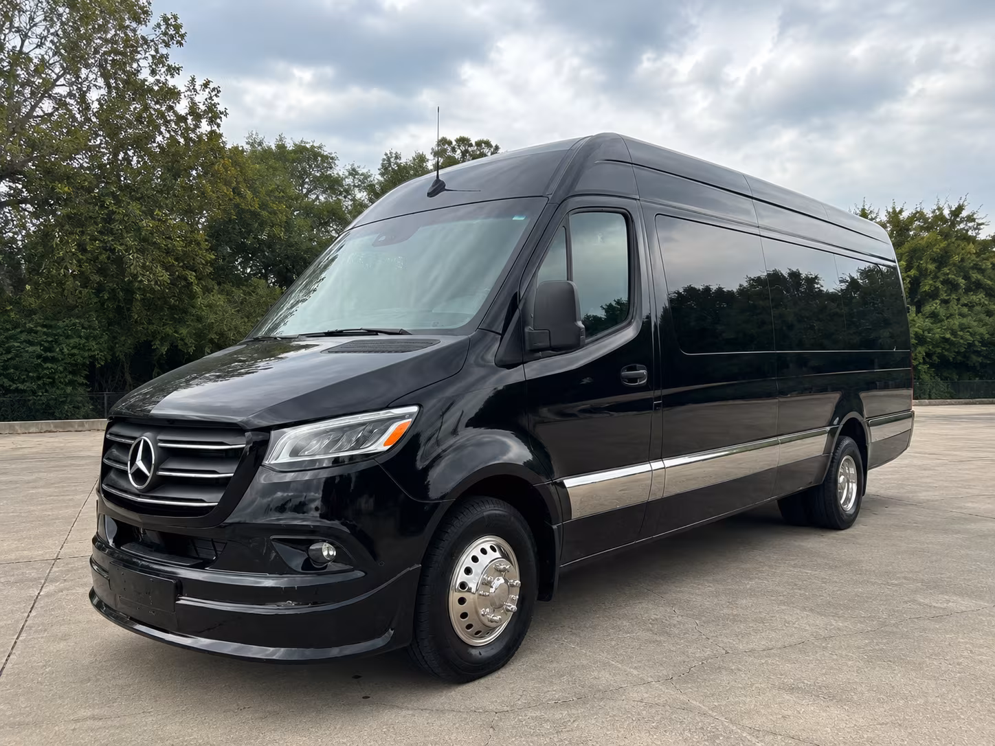Pomona Corporate Transportation party bus exterior