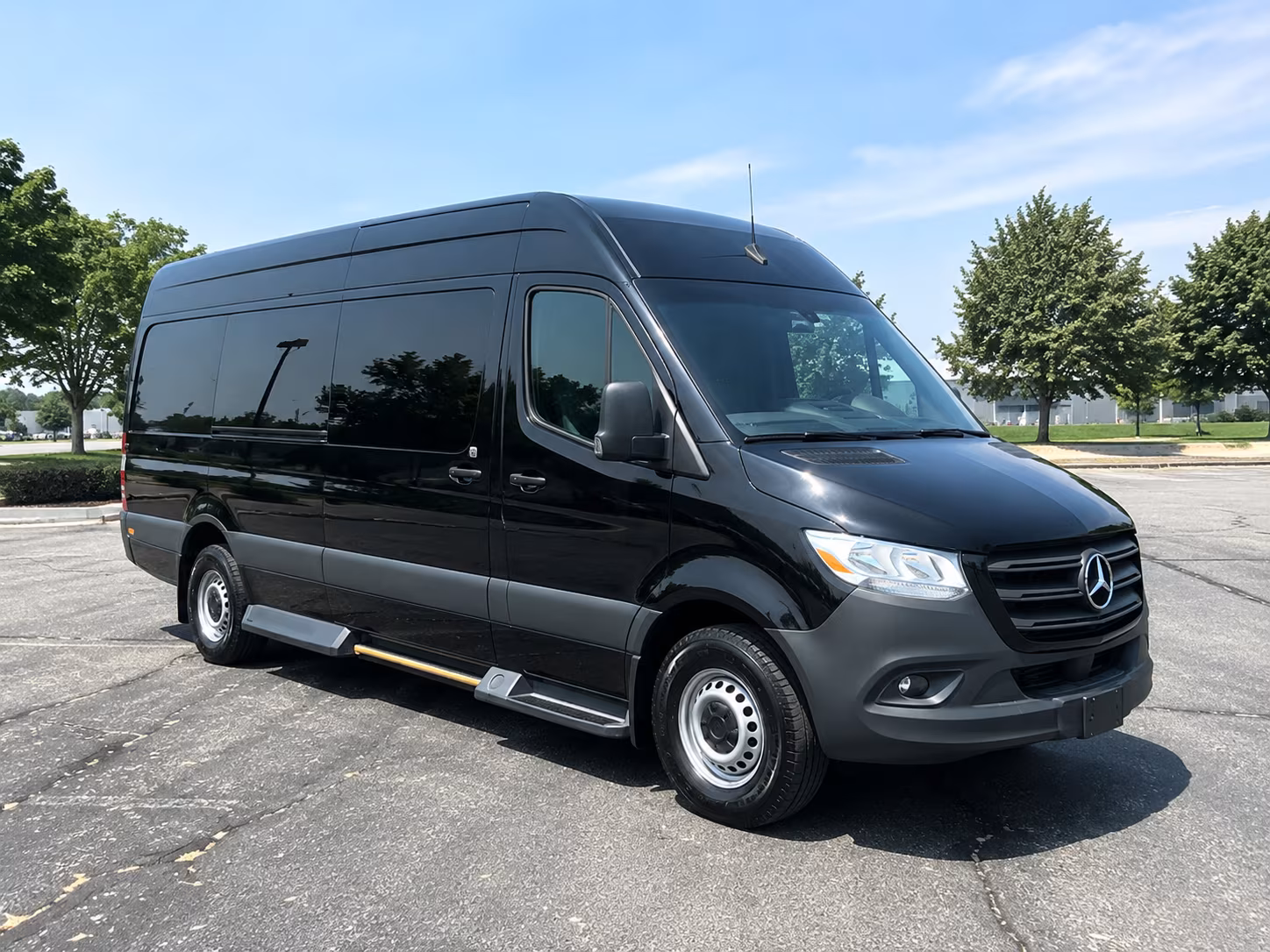 Pomona Corporate Transportation party bus exterior