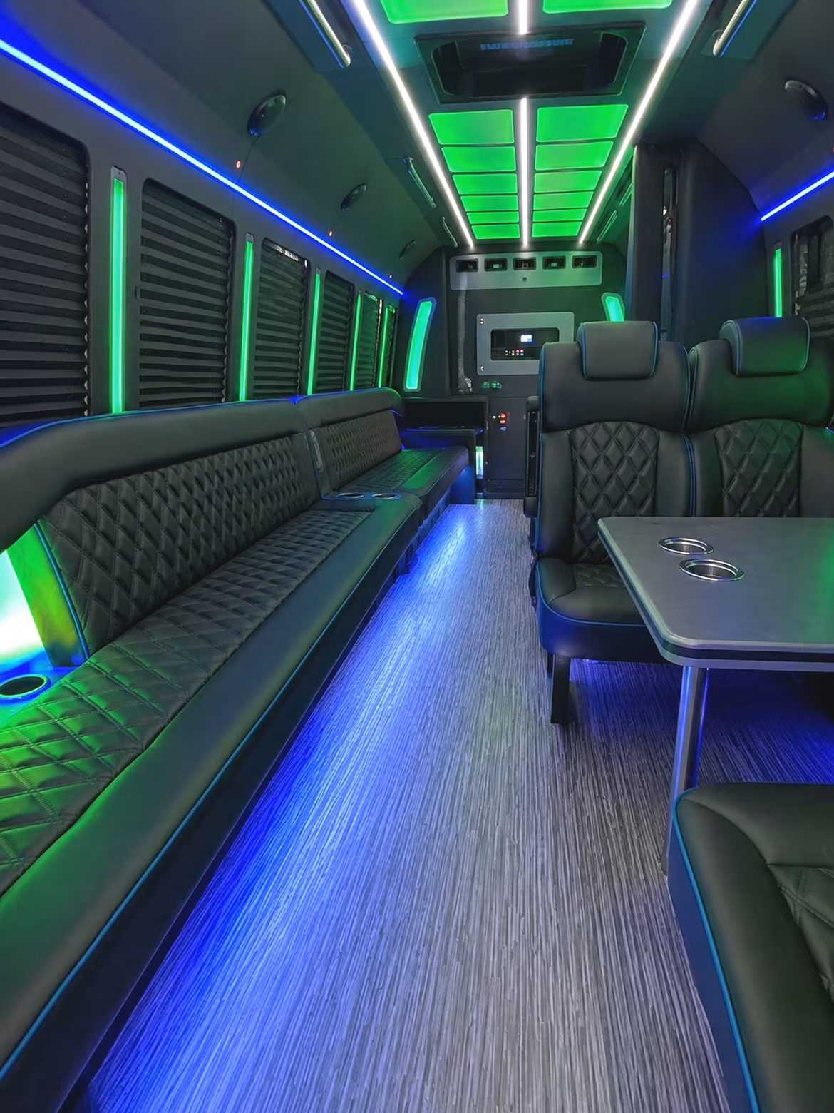 Pomona Prom & Homecoming Transportation onboard seating
